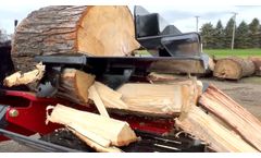 All Wood Log Splitters - Box Wedge - Hickory Series - Video