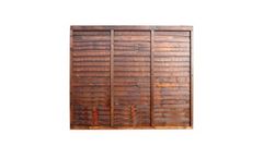 CFTP - Model WAN-PAN-1.5 - Waney Edge Fence Panel - 1.8M x 1.5M (6` x 5`)