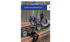 Minimaster - Model 630 - 8-Wheel Driven Mini Forwarder - Brochure