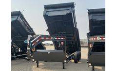 PJ - 16"x83" Triple Axle Low Pro, High Side Dump Trailer