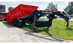 PJ - 4"x83" Roll Off, Gooseneck Dump Trailer