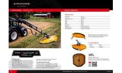 Kronos - Model Predator 2 1700 H - Chain Mulcher -Brochure
