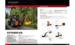 Kronos - Model Extendo 610 - Chain Mulcher - Brochure