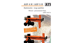 Atika - Model 4 ton ASP 4N - Electric Log Splitter Brochure