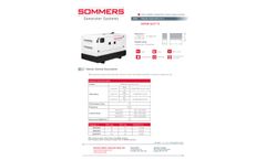 Sommers - Model DGPSW 30 ST T3 - Diesel Generator - Brochure