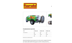 Traile Railed Airblast Sprayers - Brochure