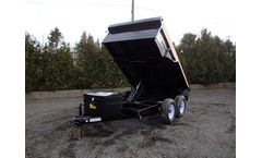 Miska Trailers - Model 5 Ton MD - Scissor Lift Dump Trailers