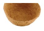 Model 16  (Pk 20) - Coir and Coco Flat Bottomed Basket Liner
