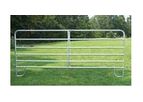 Model 6 Series - Bar Economy Galvanized Corral Panel