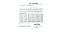 Sani-Check - Model BC - Test Kit - Dipslide for Detecting Bacteria and Coliforms - Manual