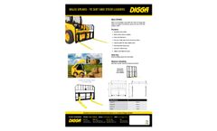 Digga - Skid Steer Bale Spears Brochure