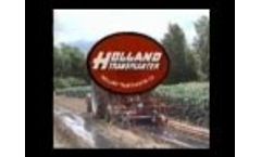 Mulch layer Holland Transplanter - Video