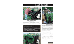  	Calf Table - Brochure