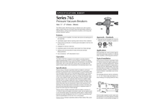 Febco - Model 825Y - Y Pattern Design Reduced Pressure Zone Assemblies Brochure