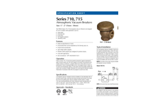 Febco - Model 710 - Atmospheric Vacuum Breakers Brochure