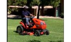 Kubota T80 Lawn Tractor Series - Video