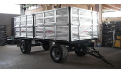 Bellucci & Rossini - Model BR-140/2A-PF - Two-Axle Flatbed Big Trailer