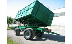 Bellucci & Rossini - Model BR120/2A-RT - Two-Axle 3-Way or Rear Hydraulic Tipping Type Trailers