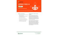 Agrichem Amino Feed N - Model NPKS 7-0-0-0 - Organic Amino Acid Nitrogen Biostimulant - Datasheet