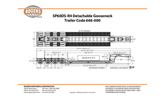 Rogers - Model 60-Ton SP60DS-3XSPR4 - Detachable Gooseneck Trailer Brochure
