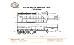 Rogers - Model 100-Ton FG100L-4X - Crane Loading Specialized Trailers Brochure