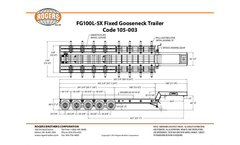 Rogers - Model 100-Ton FG100L-5X - Crane Loading Specialized Trailers Brochure