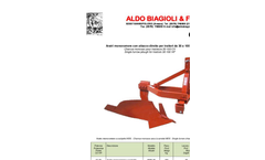 Model 30-100 HP - Single Furrow Ploughs for Tractors - Datasheet