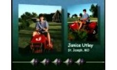 Deines Manufacturing Riding Lawn Mowers Video