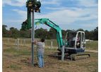 VIBRO - Model 100E - Excavator Mount Post Driver