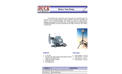 A. P. Buck - Rotary Vane Pump Brochure