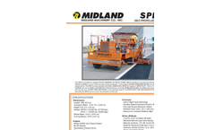 Midland - Model SPF-8 Series - Double-Sided Self-Propelled Road Widener - Brochure