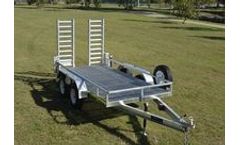 Adzco - Model 3500 KG - Galvanised Trailer