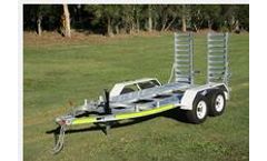 Adzco - Model 4000 KG - Galvanised Trailer