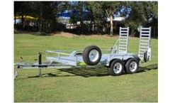 Adzco - Model 4500 KG - Galvanised Trailer