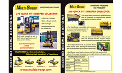 Multi Sweep - Model 270 - Compact Yard Sweeper Brochure