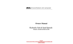 Galvanized Hydraulic Salt & Sand Spreader- Brochure
