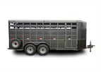 Titan Standard Bumper Hitch Livestock Trailer