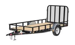 PJ Trailers - Model U2 - 72" Single Axle Channel Utility Trailer