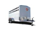 Kiefer - Model Deluxe II - Aluminum Horse and Livestock Trailer