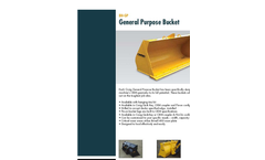 Model WL-GP - General Purpose Bucket Brochure