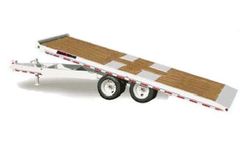 Trailerman - Model DHT8022N20 - Deckover Hydraulic Tilt Dual Wheel Trailers