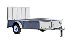 Belmont - Model UT610R-GAL - Single Axle Utility Galvanized Trailer