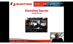 Electrostatic Separator Technical Overview by Prof Neil Rowson - Video