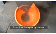 Magnetic Disc Separator Separating Magnetic Minerals Found In Beach Sands - Video