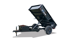 Bri-Mar - Model DTR3- 3k - Light Duty Single Axle Low Profile Dump Trailer