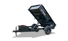 BWise - Model DTR5 - 5k - Light Duty Single Axle Low Profile Dump Trailer