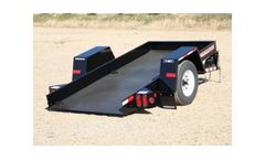 Towmaster - Model T-3DT - Drop-Deck Tilt Trailer for Equipment Hauling