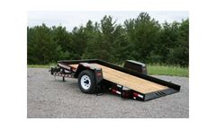 Towmaster - Model T-5T - Tilt-Deck Trailer for Equipment Hauling