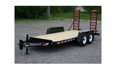 Towmaster - Model TC-9D, TC-10D, TC-12D, TC-14D - Drop-Deck Trailer for Skid-Loaders