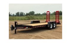 Towmaster - Model T-9D,T-10D, T-12D - Drop-Deck Trailer for Equipment Hauling